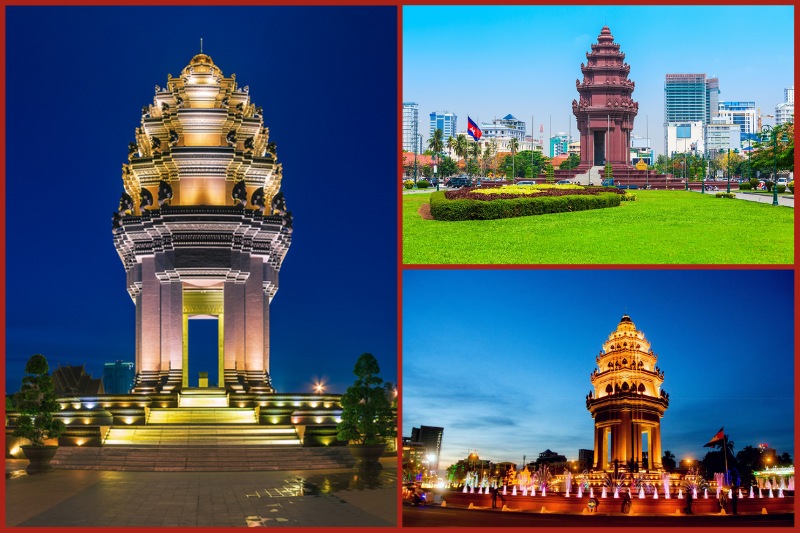 Independence Monument in Phnom Penh, Cambodia